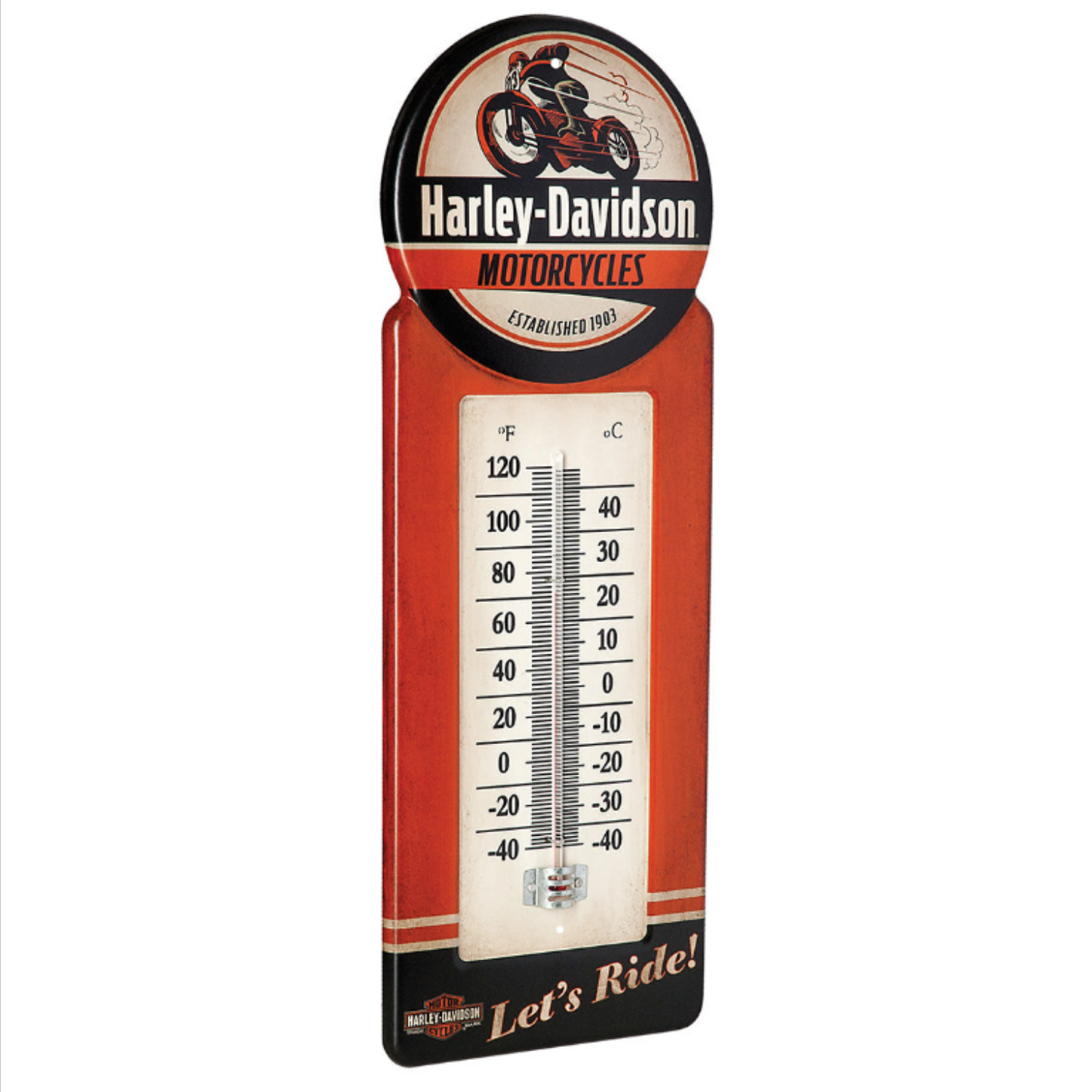 Harley-Davidson® Vintage Style Thermometer | Let's Ride – House of