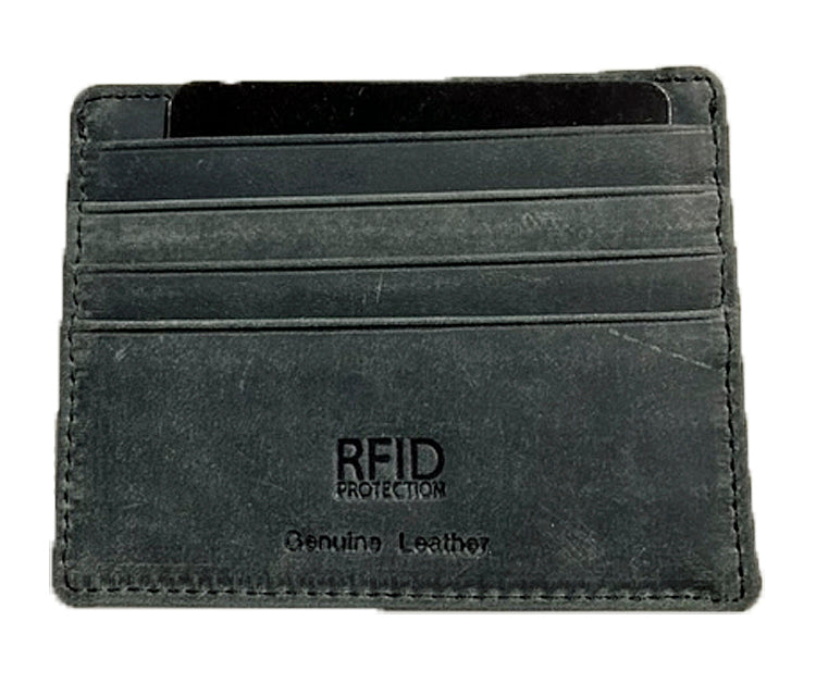 Harley-Davidson® Men's Crazy Horse Front Pocket Wallet