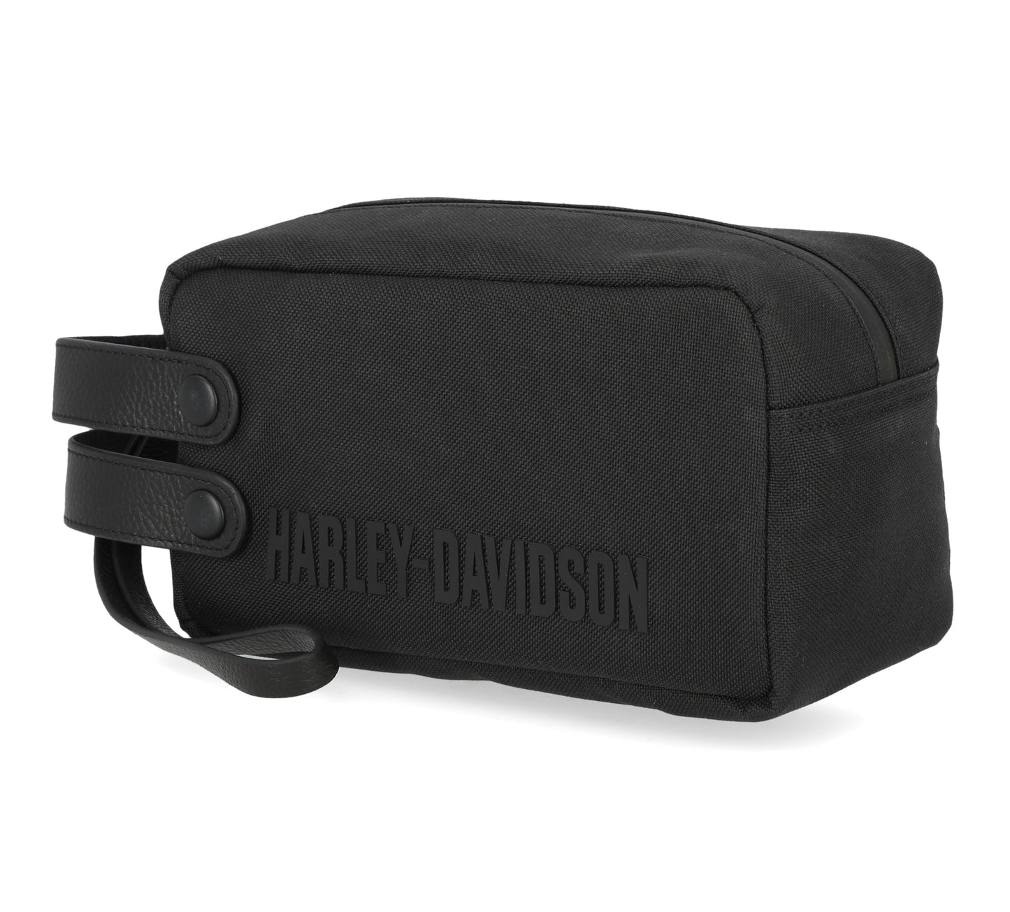 
                  
                    Harley-Davidson® Modular Fabric Toiletry Bag | Genuine Leather Trim
                  
                
