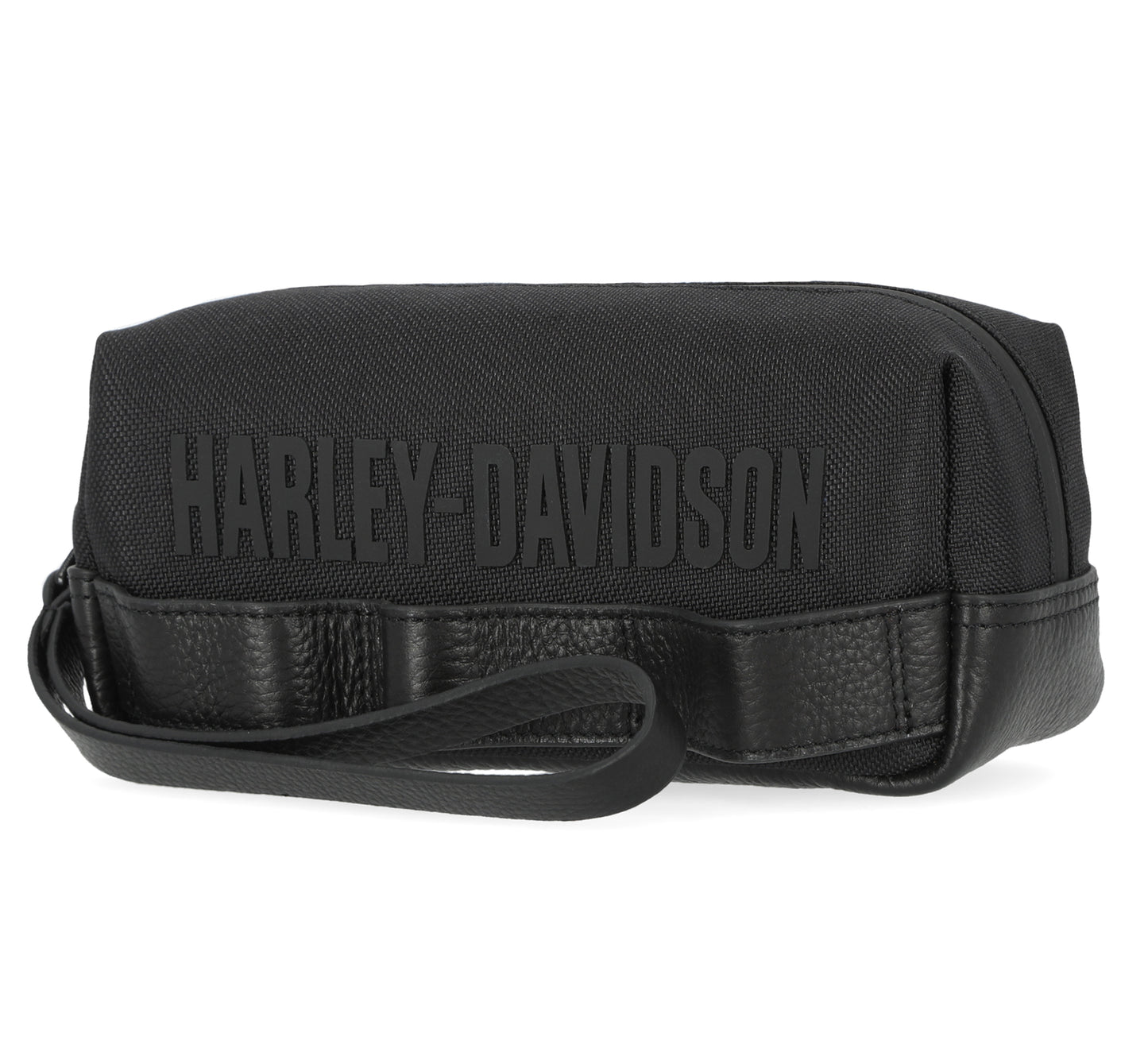 
                  
                    Harley-Davidson® Modular Long Toiletry Bag | Genuine Leather Trim
                  
                