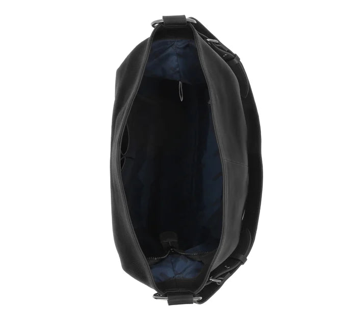 Harley-Davidson® Rebel Pebble Hobo Handbag - Black | House of Harley®