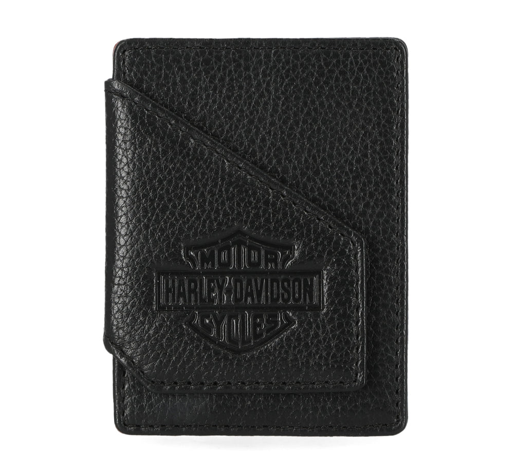 
                  
                    Harley-Davidson® Men's Bar & Shield® Pebble Card Case | Black
                  
                