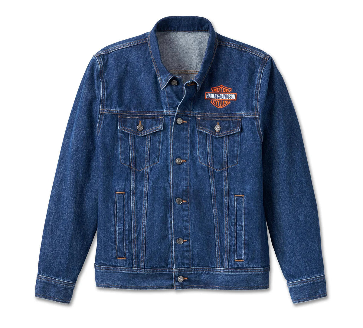 HARLEY DAVIDSON　デニムジャッケット（JACET-DENIM）２Ｌ Harley-Davidson Men's Denim Jacket, Blue – House of Harley®