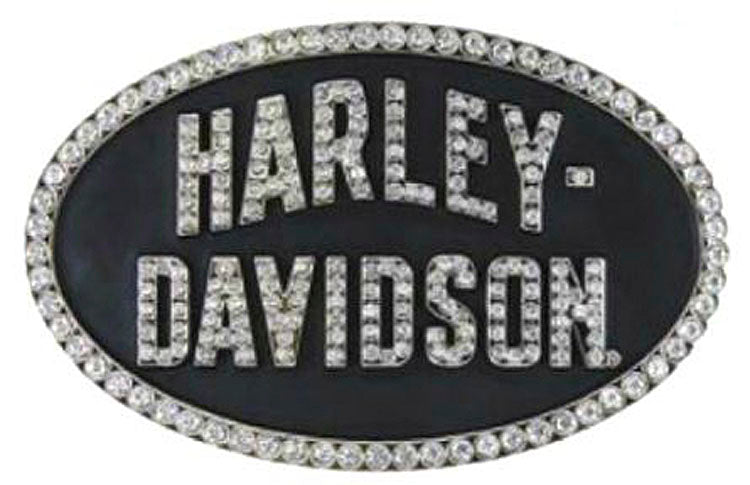 Harley-Davidson® Women's Marquee Belt Buckle | Rhinestone Embellished