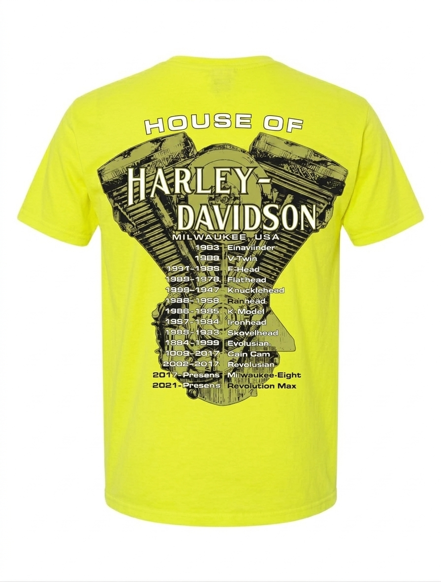 Harley-Davidson® Men's Factory Forged T-Shirt | Safety Yellow