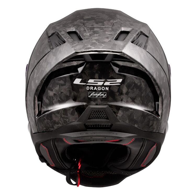 LS2 Dragon Carbon Forged Full Face Helmet Gloss Black