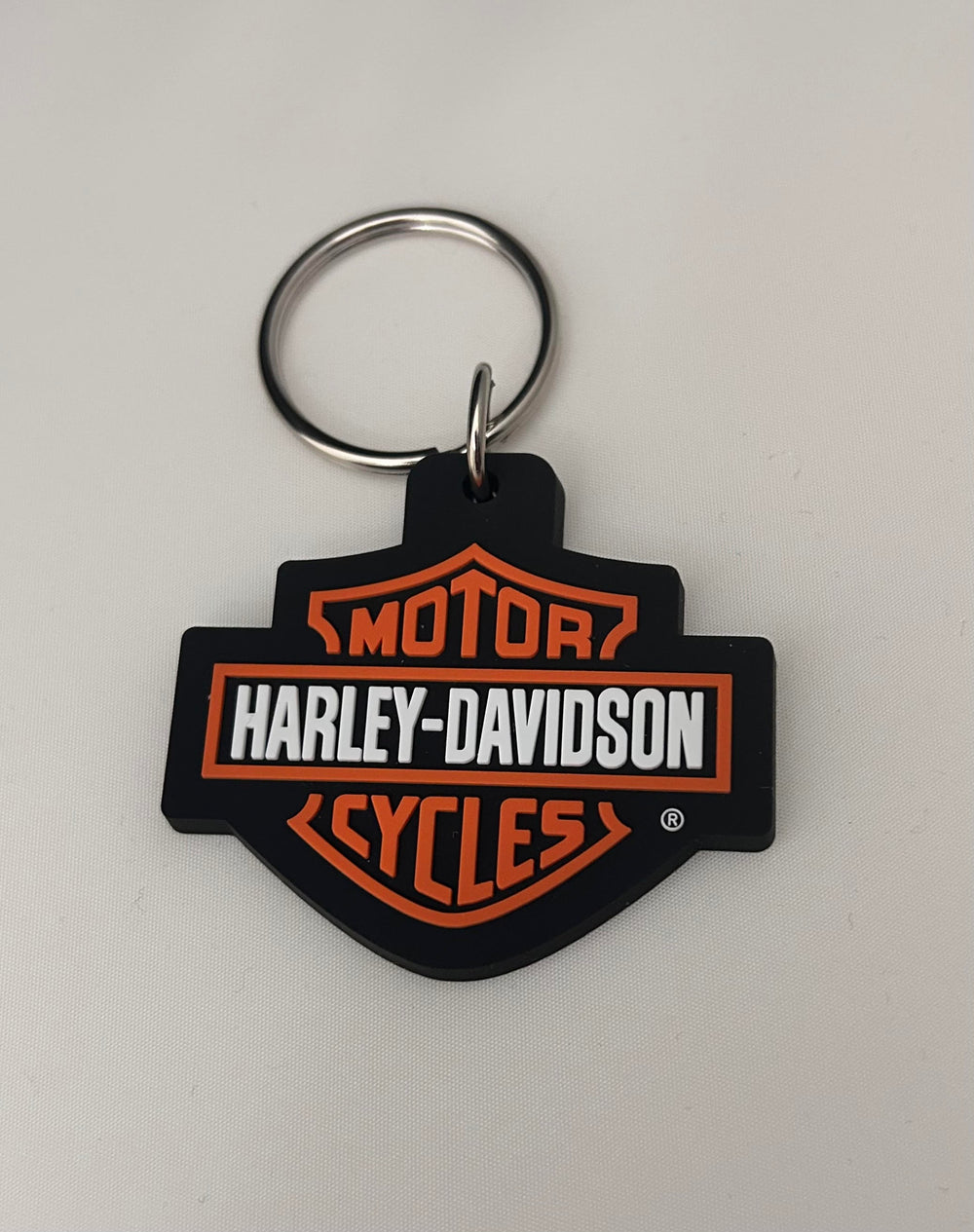 Harley-Davidson® Bar & Shield® Key Chain | Orange