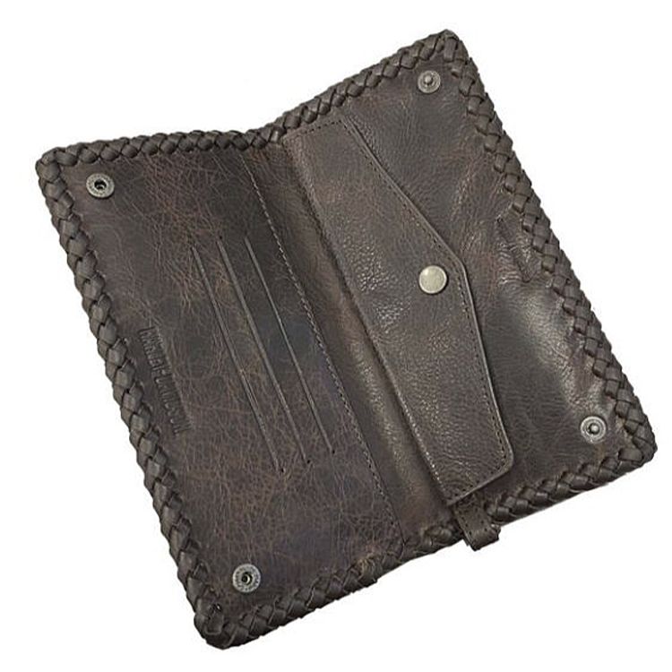 Harley-Davidson® Men's Ride Free Trucker Wallet | Bi-Fold | Snap