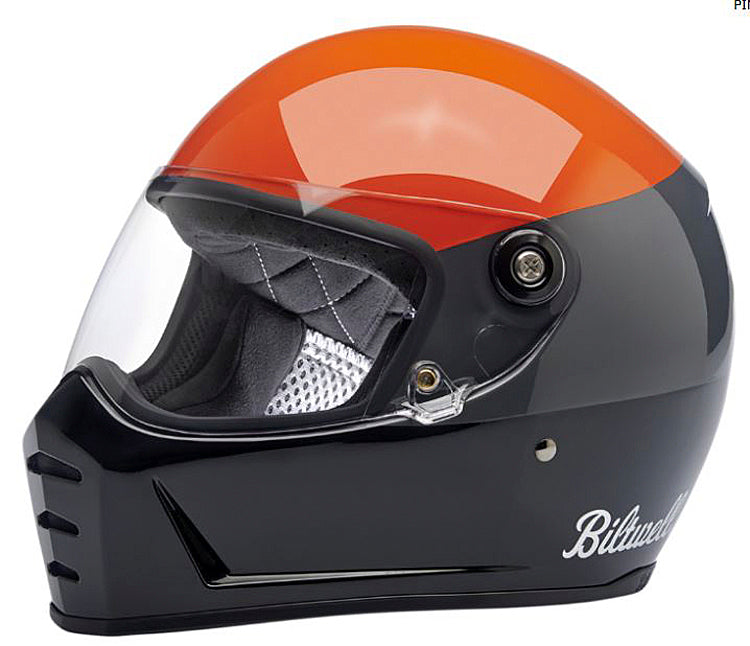 
                  
                    Biltwell Inc.® Unisex Lane Splitter Full-Face Helmet | Gloss Podium Orange/Grey/Black
                  
                