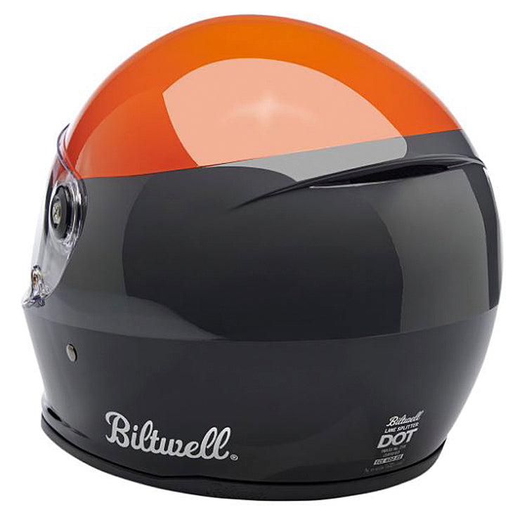 
                  
                    Biltwell Inc.® Unisex Lane Splitter Full-Face Helmet | Gloss Podium Orange/Grey/Black
                  
                