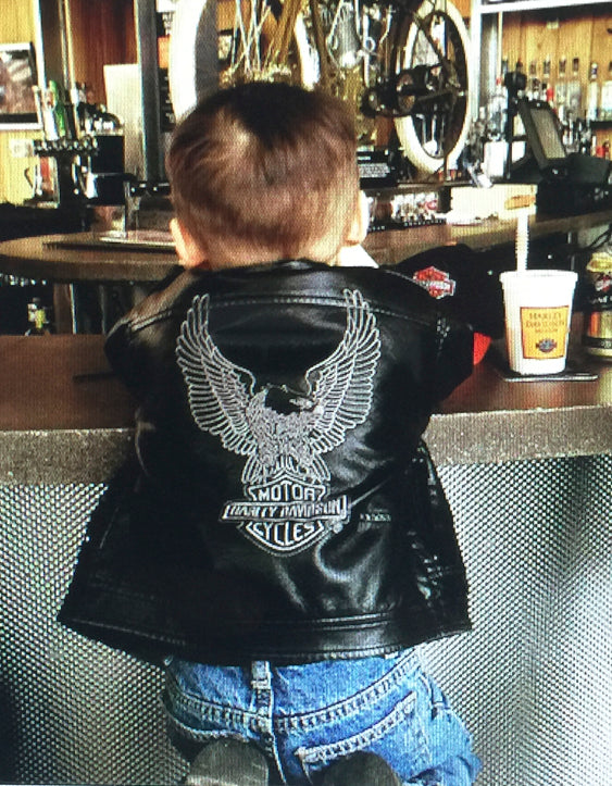 
                  
                    Harley-Davidson® Boys' Laundered Faux Leather Biker Jacket
                  
                