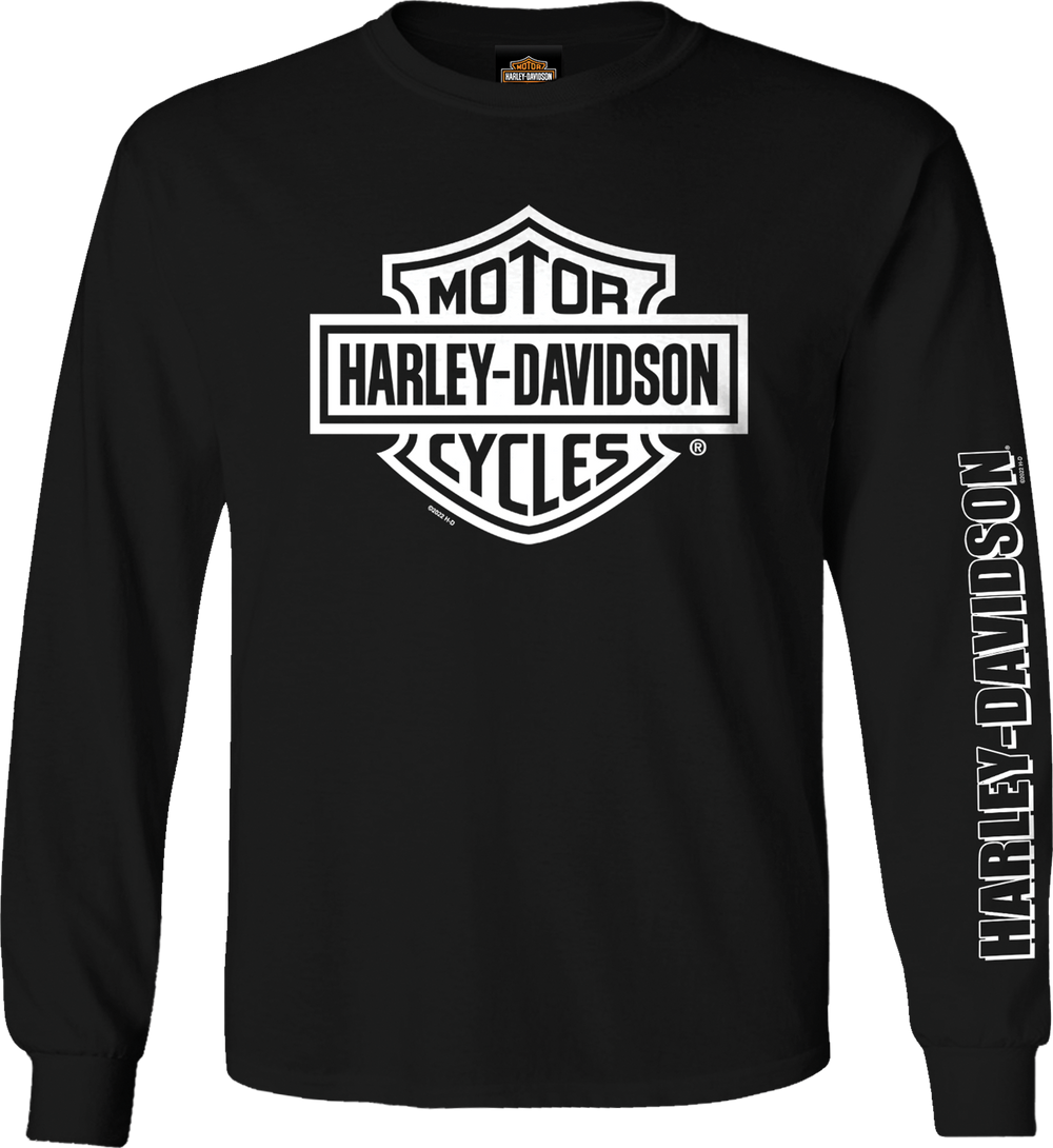 Harley-Davidson® Men's Bar & Shield® 1 Long Sleeve T-Shirt | Black