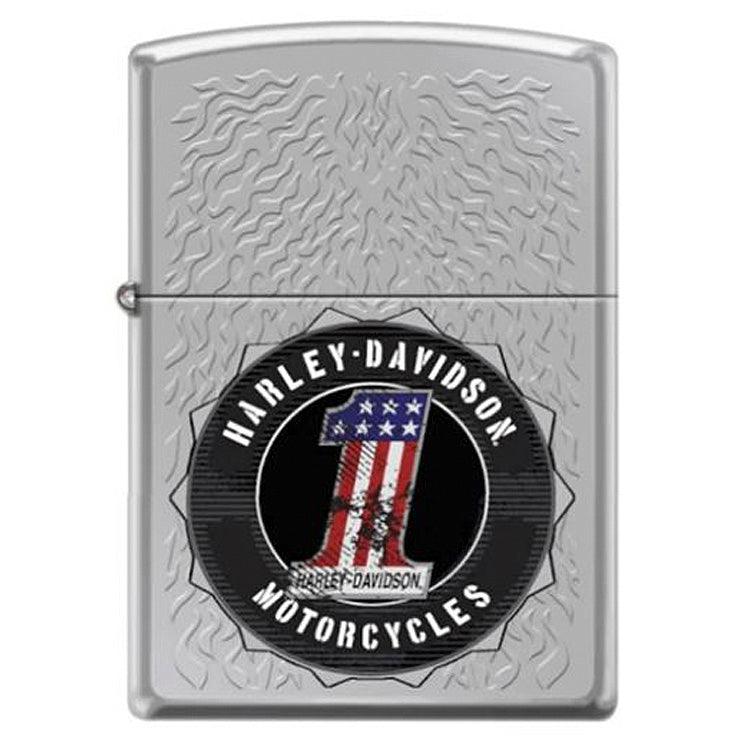 Harley-Davidson® #1 Stars & Bars Circle Zippo® Lighter