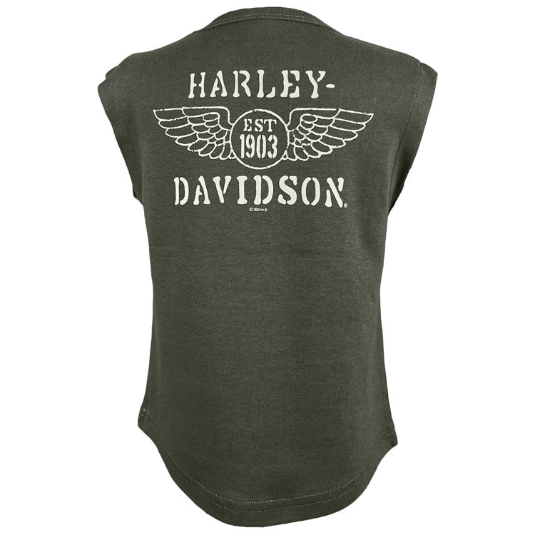 
                  
                    Harley-Davidson® Girls' Muscle T-Shirt | Sleeveless
                  
                