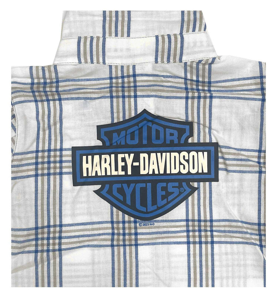 
                  
                    Harley-Davidson® Little Girls' Glittery Plaid Button Up Shirt | Long Sleeves
                  
                