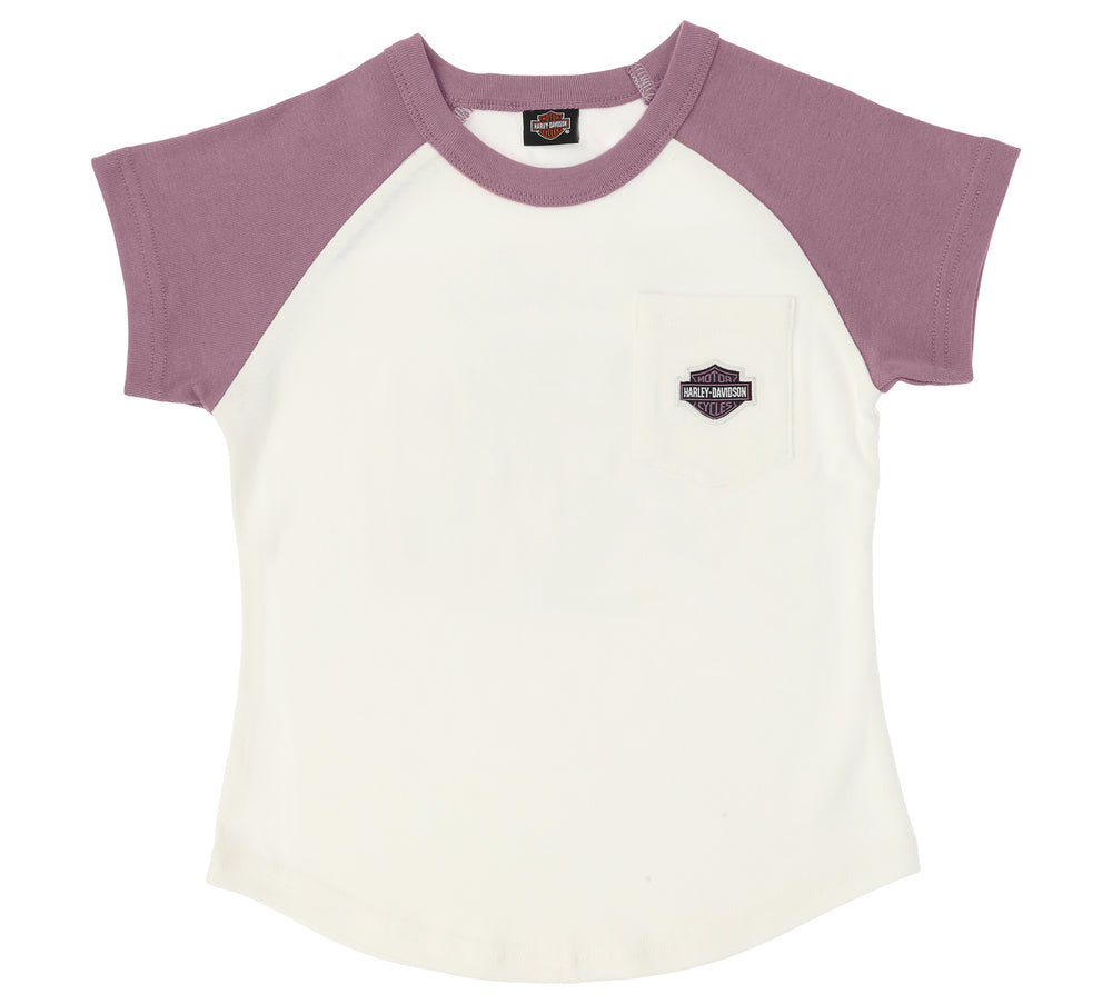 Harley-Davidson® Toddler to Big Girls' Short Sleeve Sports Tee