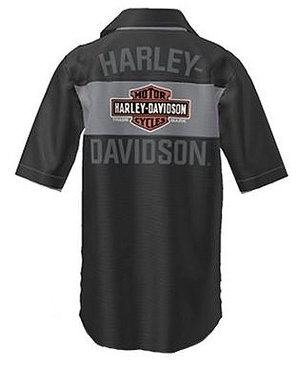 
                  
                    Harley-Davidson® Boys' Work Shop Woven Shirt | Short Sleeves
                  
                
