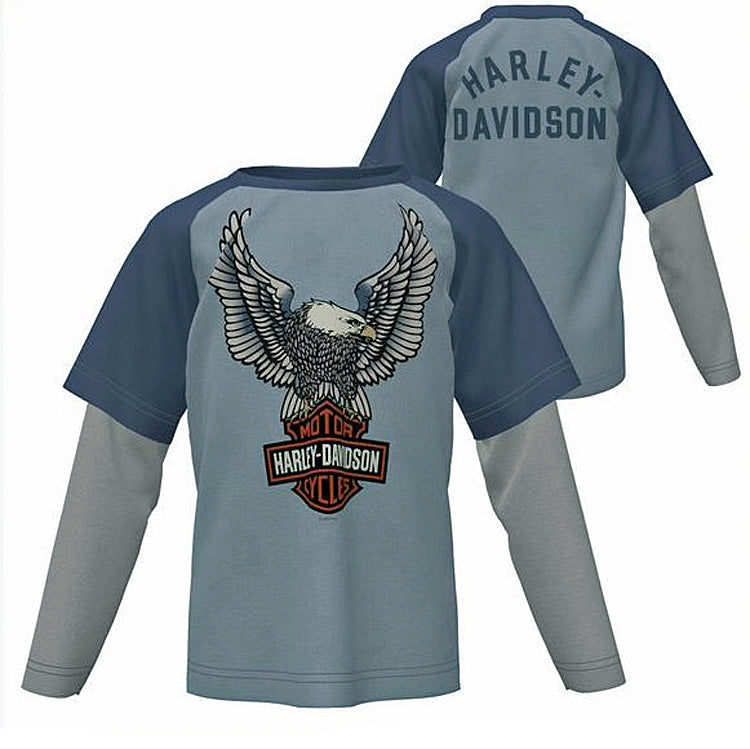 Harley-Davidson® Boys' Doubler T-Shirt | Long Sleeves