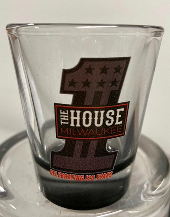House of Harley-Davidson® Custom Shot Glass | Celebrating 120 Years