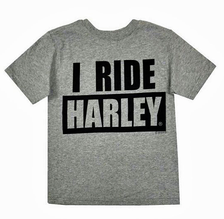 Harley-Davidson® Toddler Kids' I Ride Harley® T-Shirt | Short Sleeves