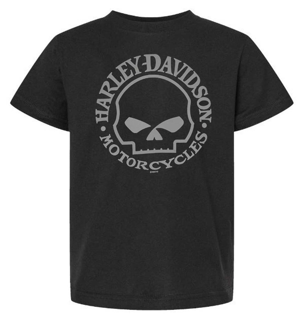Harley-Davidson® Toddler To Big Boys' Willie G Skull Short Sleeve T-Shirt | Black