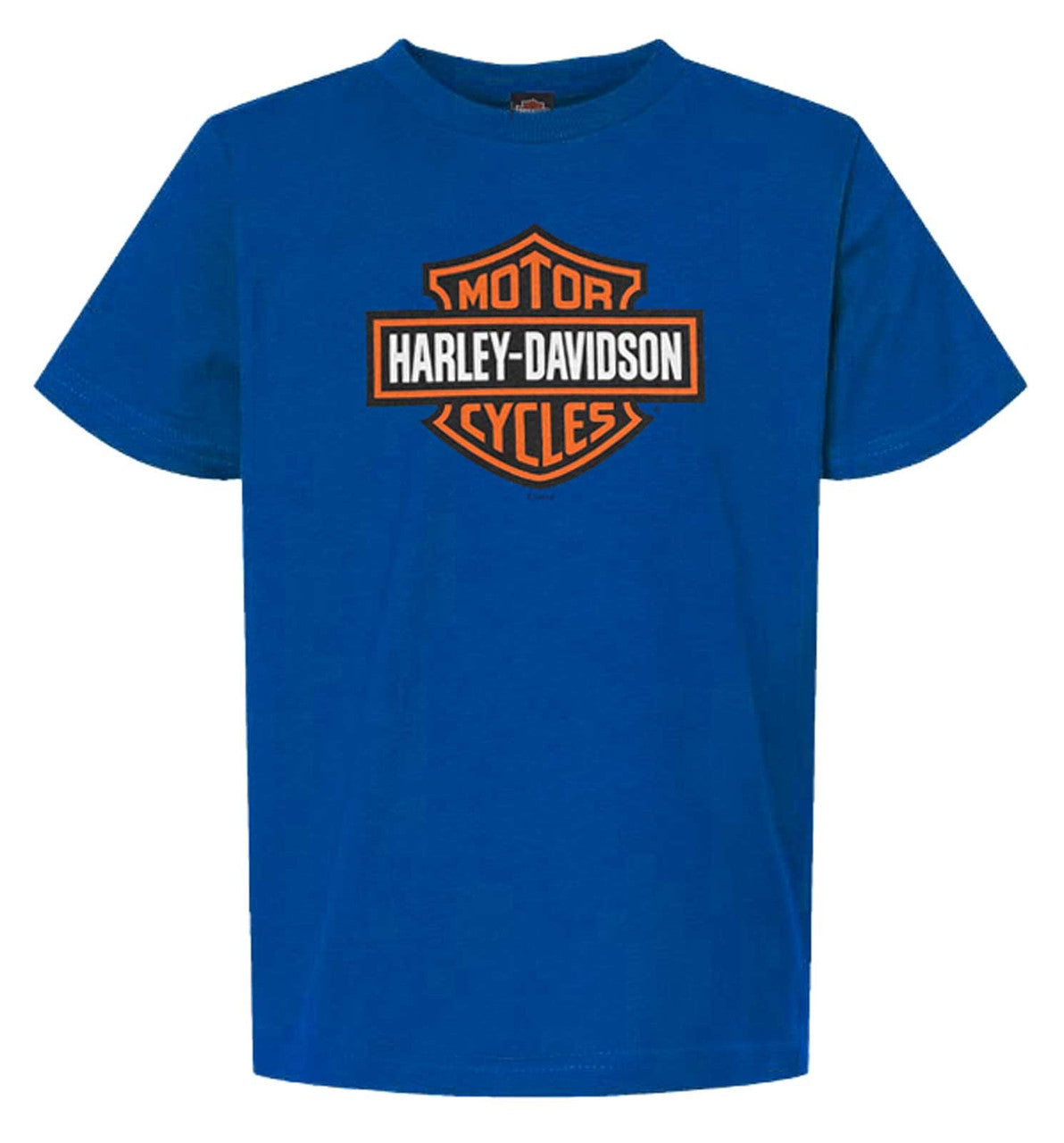 
                  
                    Harley-Davidson® Toddler To Little Boys' Bar & Shield® Short Sleeve T-Shirt | Blue
                  
                