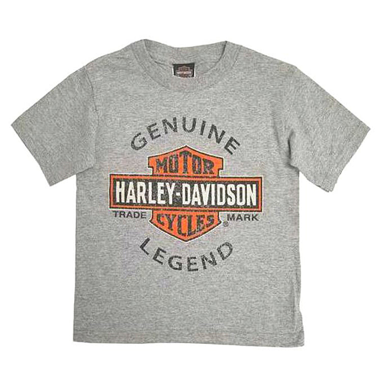 
                  
                    Harley-Davidson® Boys' Genuine Legend T-Shirt | Long Bar & Shield® | Short Sleeves
                  
                