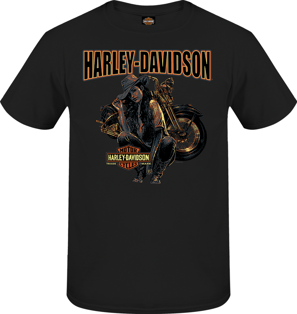 
                  
                    Harley-Davidson® Men's Glimpse Short Sleeve T-Shirt | Black
                  
                