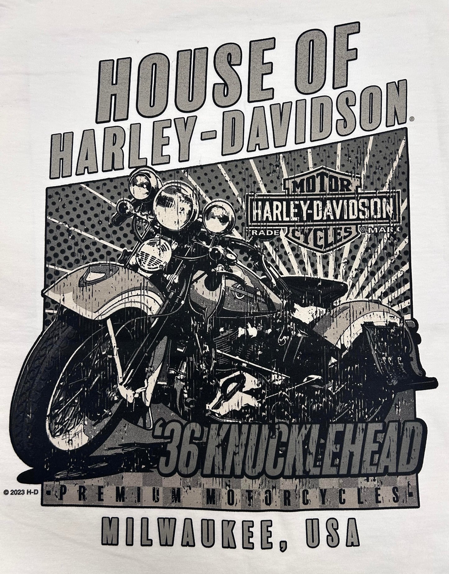 
                  
                    Harley-Davidson® Men's Big Round Short Sleeve T-Shirt | White
                  
                