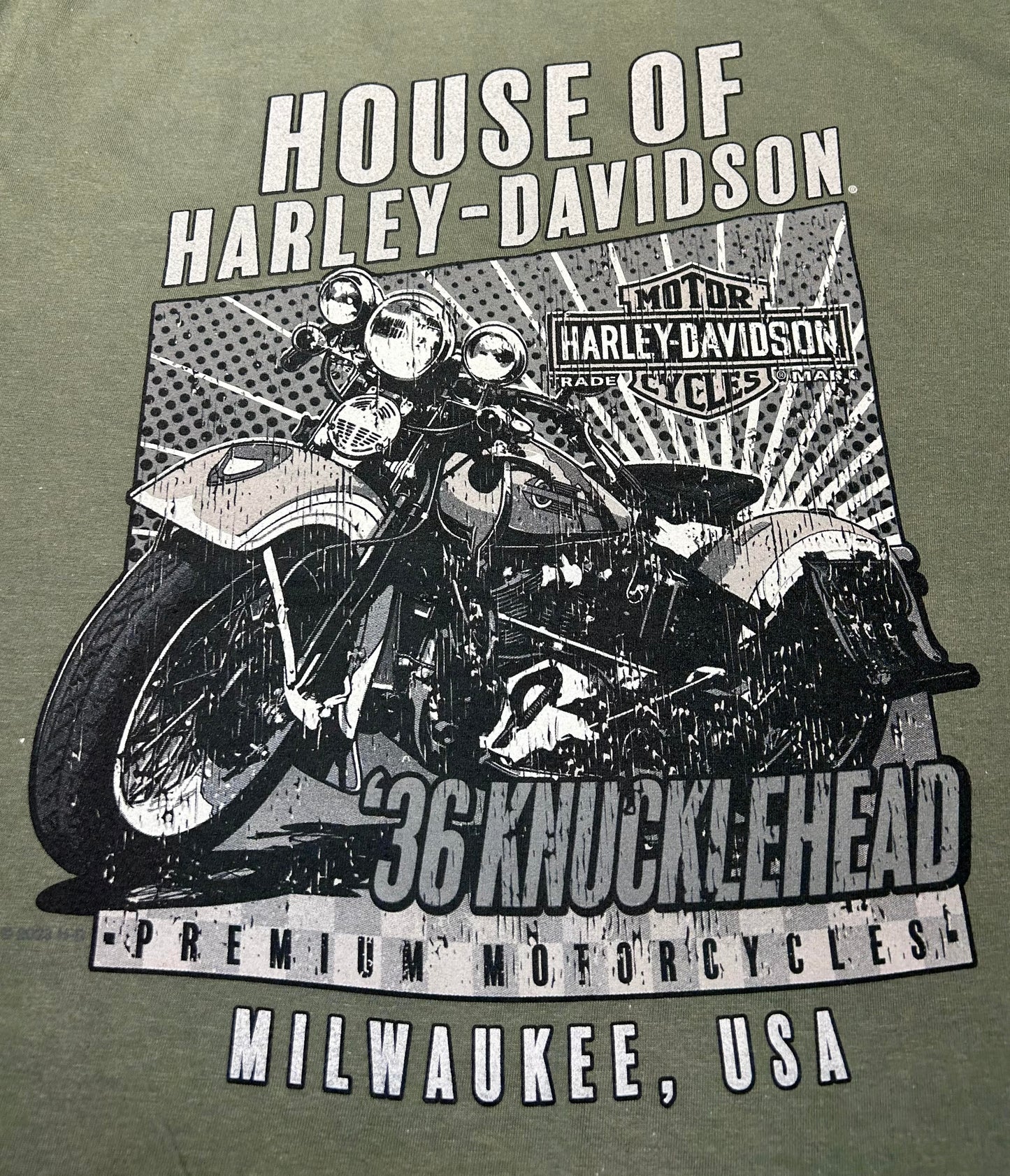 
                  
                    Harley-Davidson® Men's Name Star Short Sleeve T-Shirt | Fatigue Green
                  
                