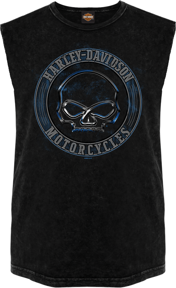 
                  
                    Harley-Davidson® Men's Extreme Willie G Sleeveless T-Shirt | Black Mineral Wash
                  
                