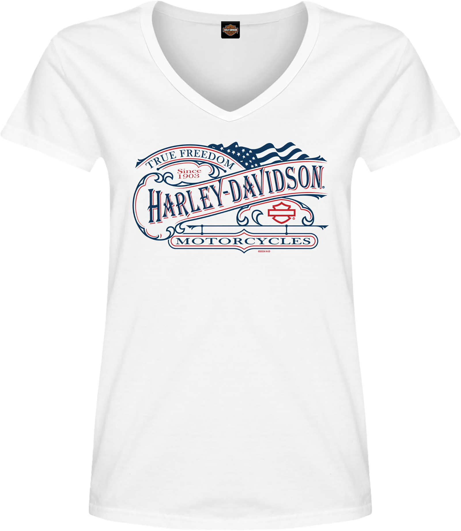 ★Harley Davidson★ EST 1903 Short Sleeve T-Shirt White HH15 Harley-Davidson® Men's Motor Way Chest Pocket Short Sleeve