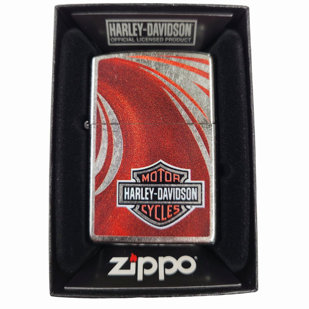 
                  
                    Harley-Davidson® Red Bar & Shield Chrome Zippo® Lighter
                  
                