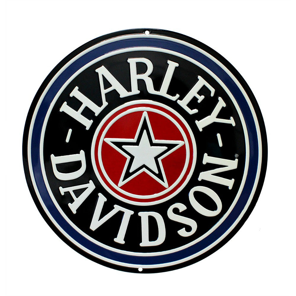 Harley-Davidson® Fat Boy® Gas Cap Tin Sign