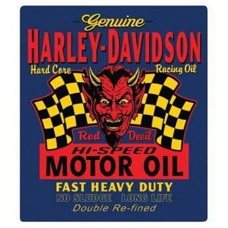 Harley-Davidson® Red Hot Embossed Tin Sign