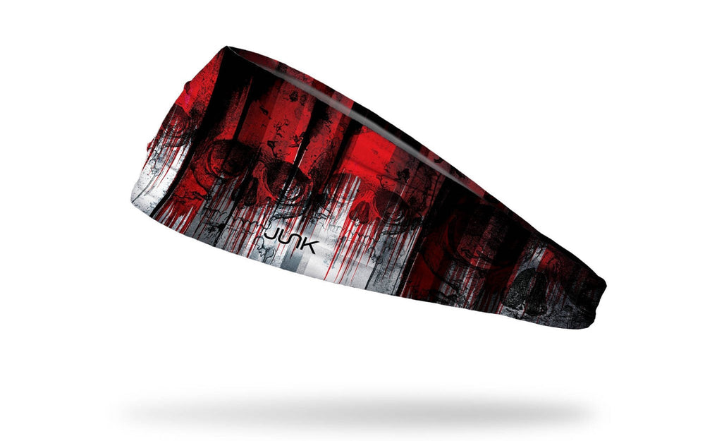 JUNK Brands Blood Echo Headband | Red, Black & White Skull