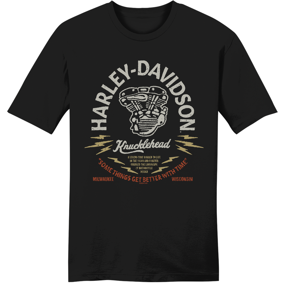 Harley-Davidson® Men's Knuckle Short Sleeve T-Shirt | Black