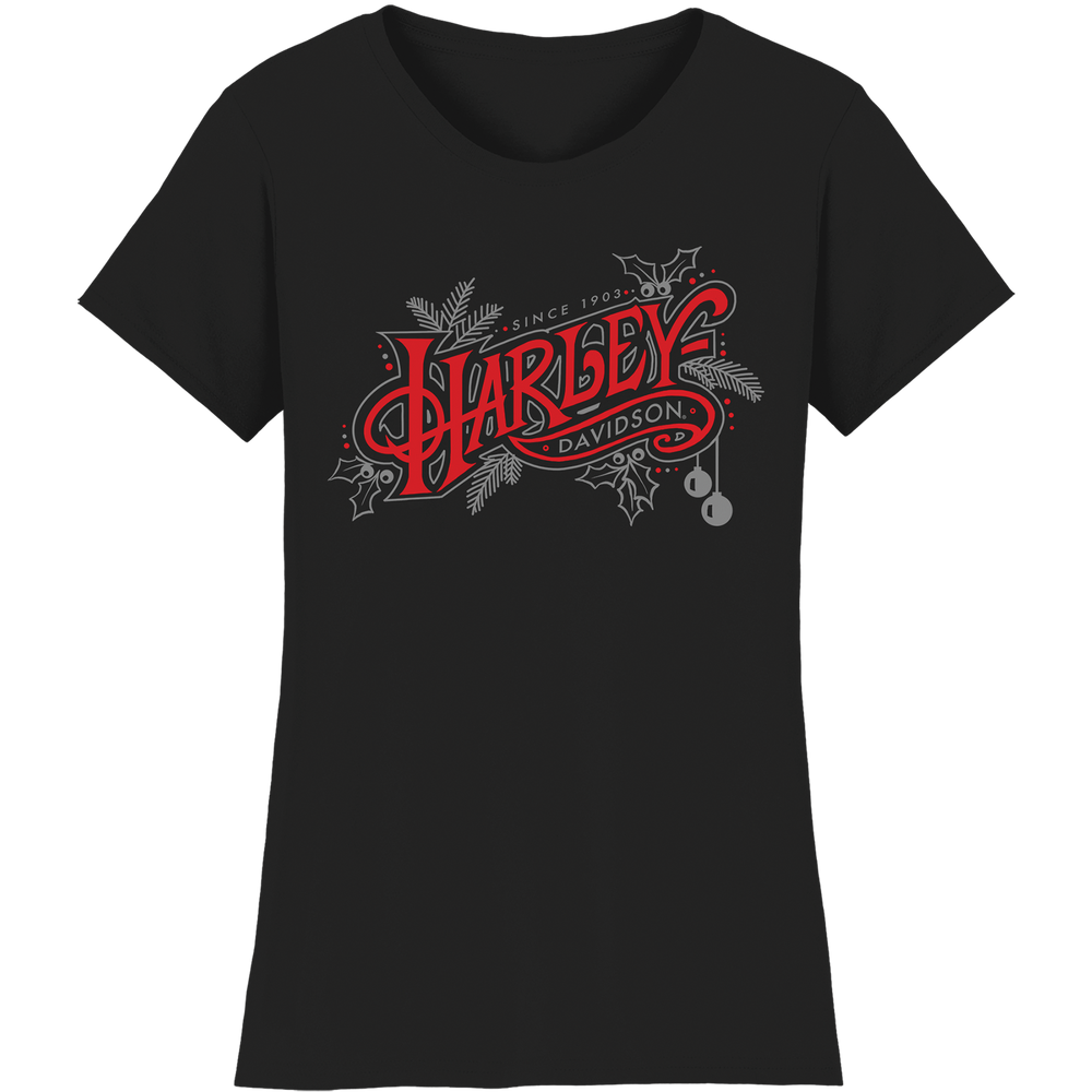 Harley-Davidson® Women's Harley Jingle T-Shirt | Black