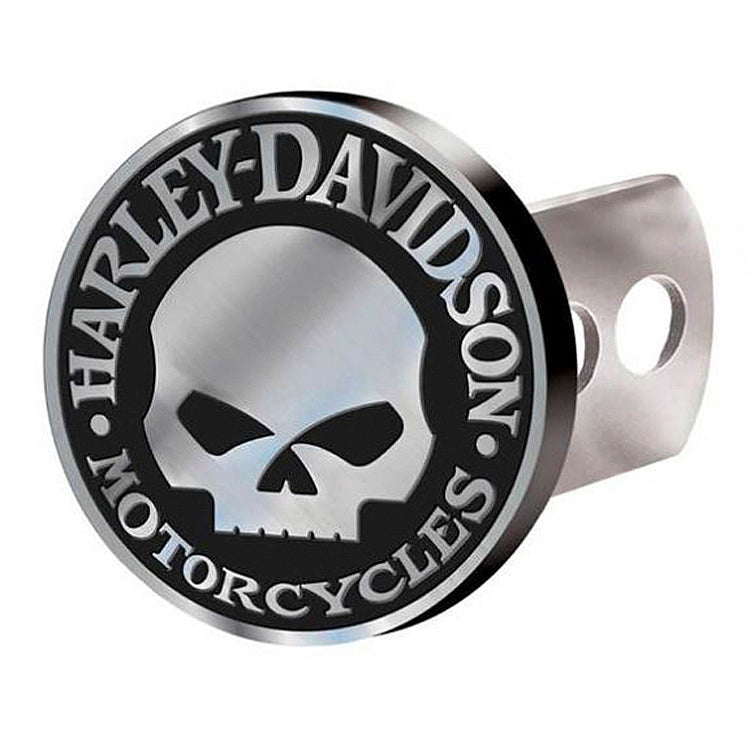 
                  
                    Harley-Davidson® Willie G® Skull Auto Hitch Plug | Brushed Silver
                  
                