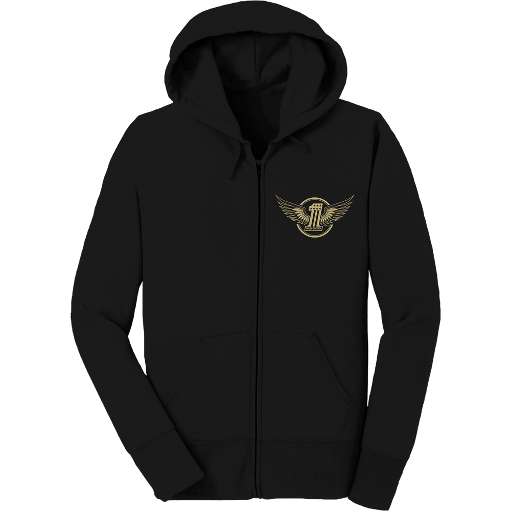 Harley-Davidson® Women's Winged Circle Zip-Up Hoodie | Black