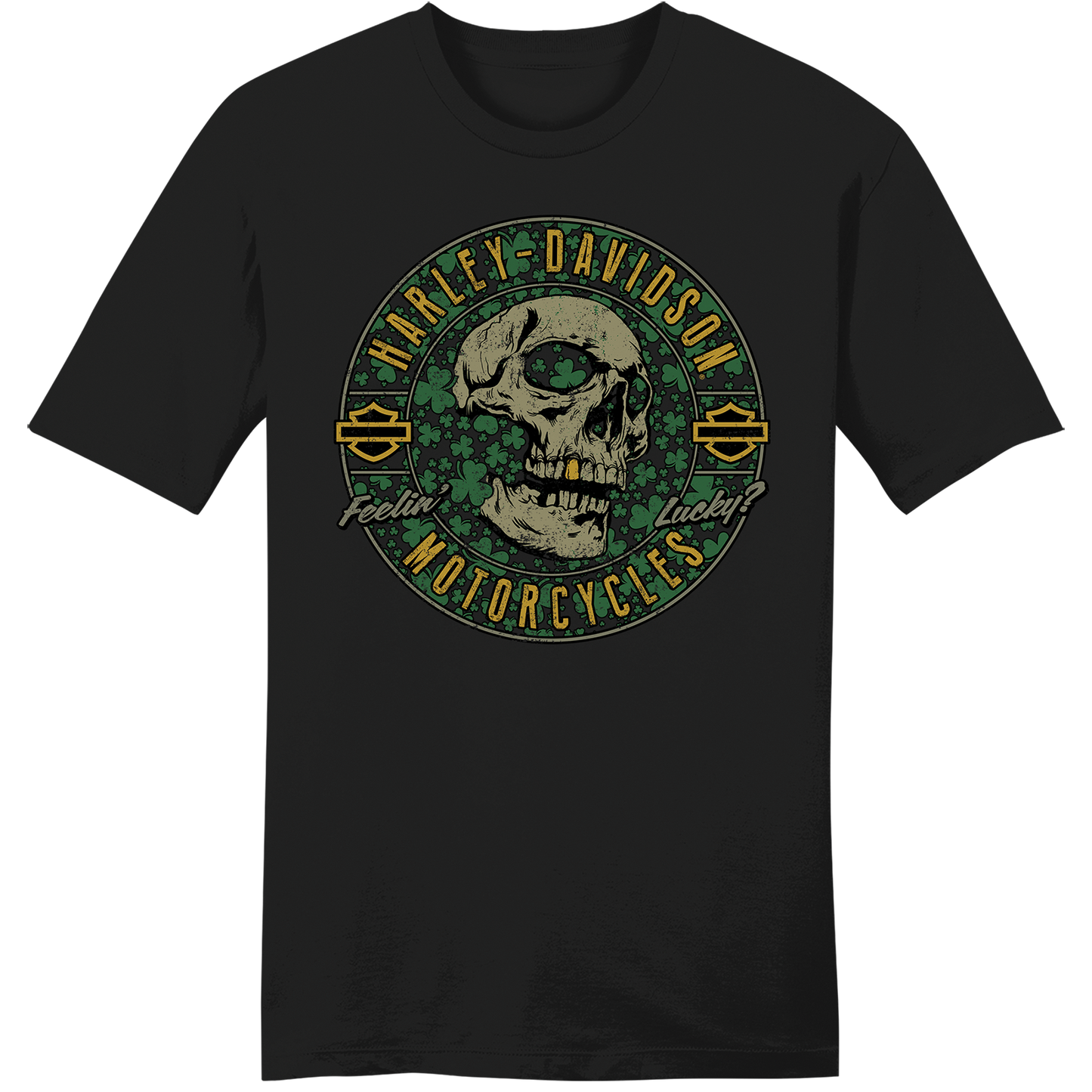 
                  
                    Harley-Davidson® Men's Shamrock Skull Short Sleeve T-Shirt | Black
                  
                