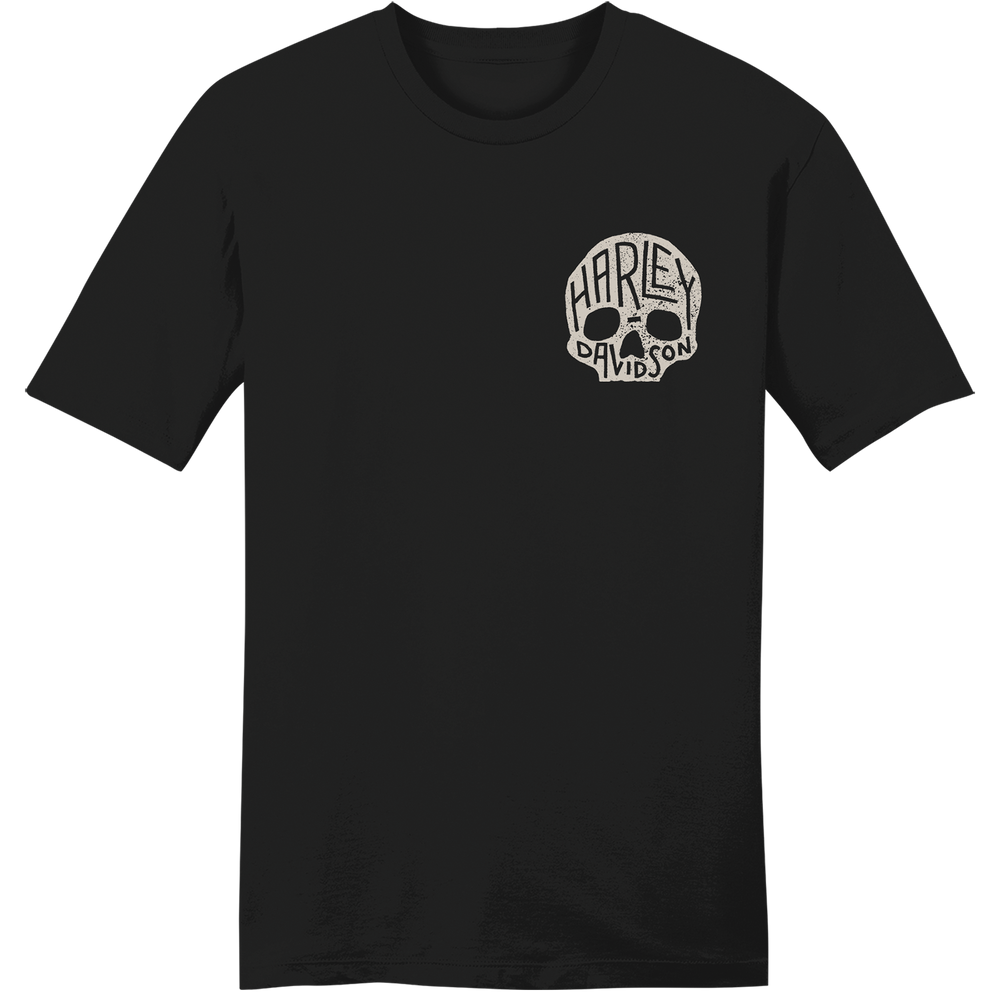 Harley-Davidson® Men's Skull Stone Short Sleeve T-Shirt | Black