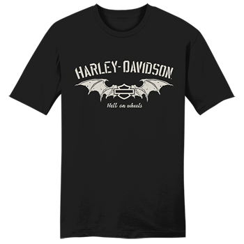 Harley-Davidson® Men's Hell on Wheels Wings Tee - Black