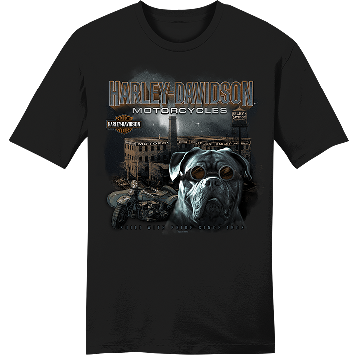 Harley-Davidson® Men's Factory Dog Tee - Black