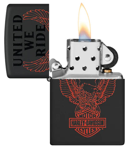 
                  
                    Harley-Davidson® 24 Black Matte Eagle Zippo® Lighter
                  
                