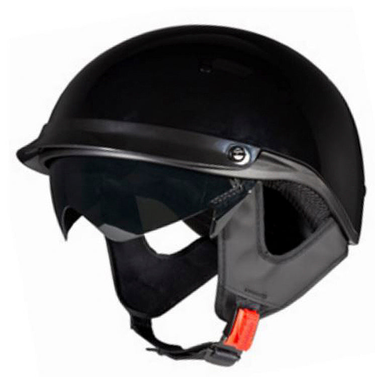 Fulmer Unisex 305 Cortez Half Helmet | Solid Black