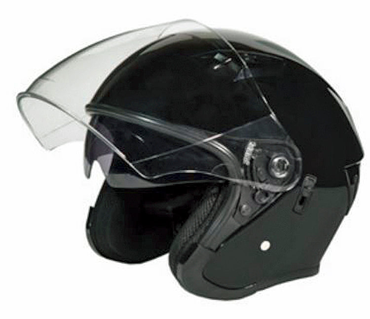 Fulmer Unisex 360 Forge Open Face 3/4 Helmet | Black