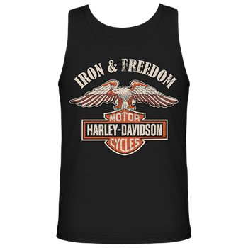 Harley-Davidson® Men's Iron & Freedom Sleeveless Tee - Black