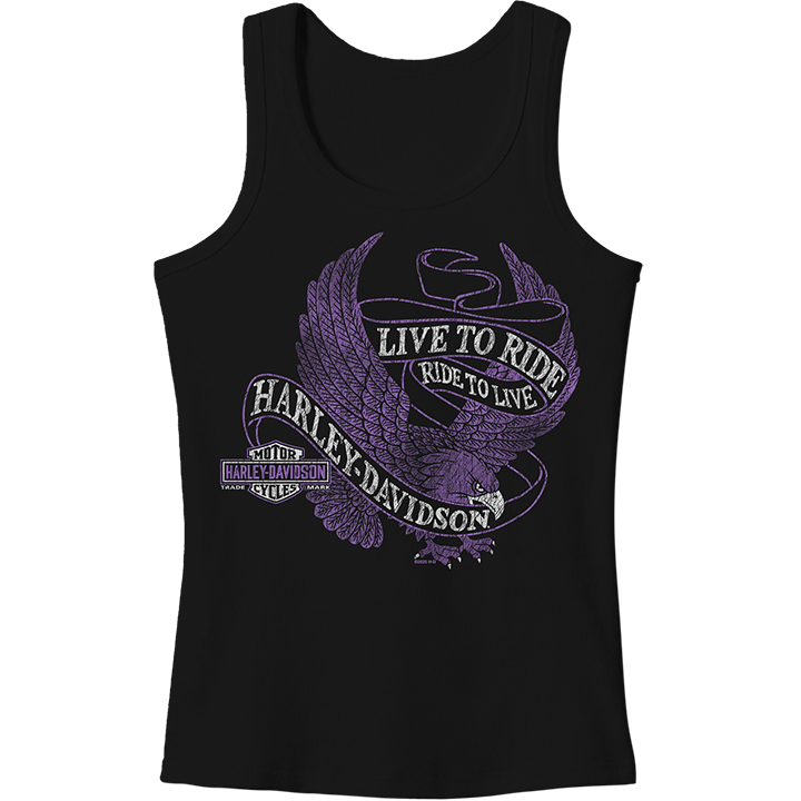 Harley-Davidson® Women's Live to Ride Tank Top - Black