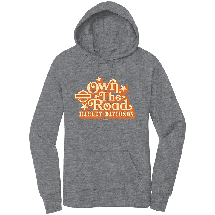 Sudadera Harley-Davidson® Own the Road para mujer - Gris jaspeado